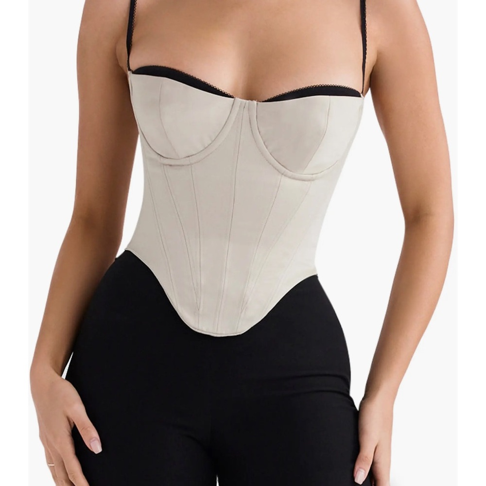 Luette Satin Corset by House of CB